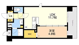 ATRIOFLATS井尻 1LDKの間取図画像