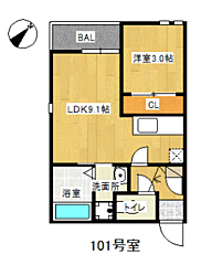 物件の間取り