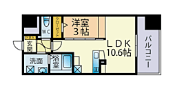ファーメリー那の川 1LDKの間取図画像