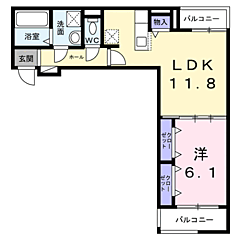 物件の間取り