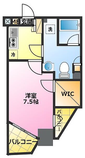 パティーナ　ウィリア武蔵小杉 602｜神奈川県川崎市中原区市ノ坪(賃貸マンション1K・6階・25.49㎡)の写真 その2