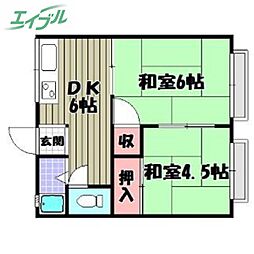 JR山陽本線 岡山駅 バス25分 洲崎下車 徒歩5分 2階/-