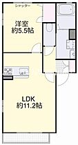 岡山県岡山市南区福田（賃貸アパート1LDK・1階・38.71㎡） その2