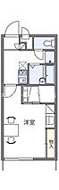 岡山県岡山市南区西市（賃貸アパート1K・2階・22.70㎡） その2