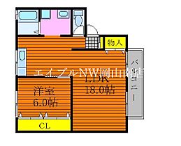 岡山県岡山市南区浜野3丁目19-17-2（賃貸アパート1LDK・2階・55.44㎡） その2