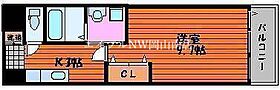 岡山県岡山市北区青江1丁目（賃貸マンション1K・3階・32.00㎡） その2