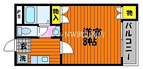 岡山県岡山市北区青江1丁目（賃貸マンション1K・4階・26.00㎡） その2