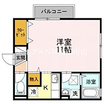 岡山県岡山市南区西市（賃貸アパート1R・1階・32.63㎡） その2