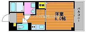 岡山県岡山市南区西市（賃貸マンション1K・4階・28.00㎡） その2