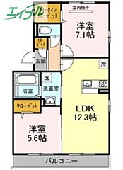 物件の間取り