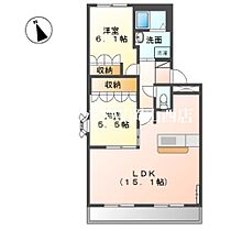 エスペランサ  ｜ 岡山県岡山市北区今保（賃貸アパート2LDK・1階・59.39㎡） その2