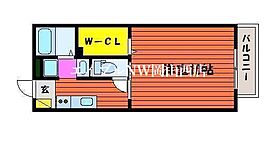 カフェテリアワケIII  ｜ 岡山県岡山市北区田中（賃貸アパート1K・1階・31.00㎡） その2