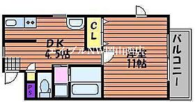 カーサ大薮  ｜ 岡山県岡山市北区辰巳（賃貸マンション1K・1階・37.66㎡） その2