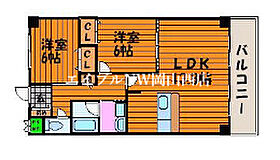 AZA才ノ免  ｜ 岡山県岡山市北区富田（賃貸マンション2LDK・2階・65.28㎡） その2