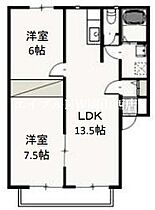 ピュアローズ　A  ｜ 岡山県岡山市北区大安寺東町（賃貸アパート2LDK・2階・57.13㎡） その2