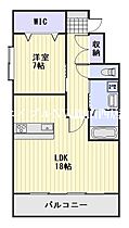 おぶりがーど今  ｜ 岡山県岡山市北区今8丁目（賃貸マンション1LDK・1階・57.54㎡） その2