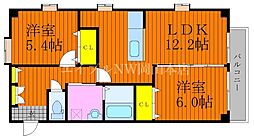 フォブール富田 2階