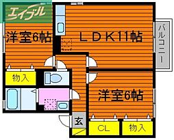 セジュール光永 2階/-