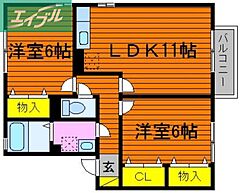 物件の間取り