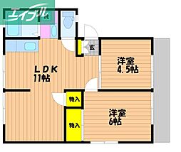 エコーハイツFuji Ｂ棟 1階