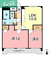 物件の間取り