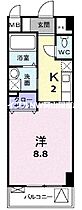 岡山県岡山市北区中山下1丁目（賃貸マンション1K・4階・30.05㎡） その2