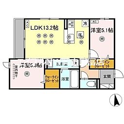 アネックスV 2LDKの間取図画像