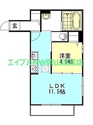 山陽本線 西川原駅 徒歩20分