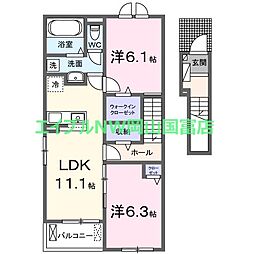 JR山陽本線 西川原駅 徒歩22分 2階/-