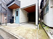 駐車スペース駐車場の土間部分高圧洗浄予定