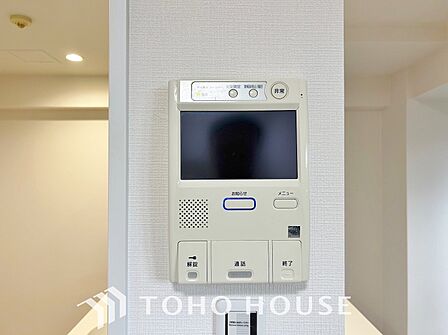 見える安心をカタチにしました。誰が来てもわかる様にモニター付きインターホンを設置。