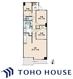 間取図画像 2SLDK