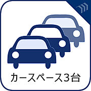 ゆったりとした駐車スペースを確保いたしましたので、大きめのお車でも駐車可能です。
