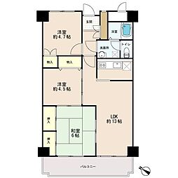 間取図画像 3LDK
