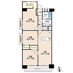 間取図画像 3LDK