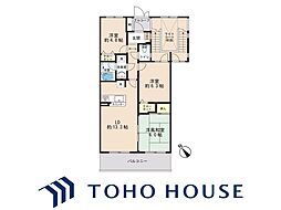 ロイヤルステージ東船橋デュアルウェストウィング 3LDKの間取図画像
