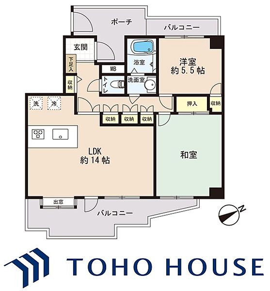 間取りを拡大表示