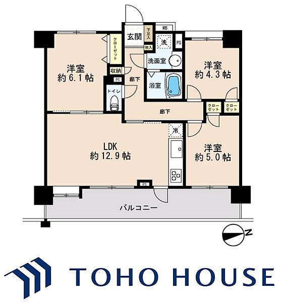 間取りを拡大表示