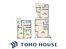 間取り：【間取り】お客様の求める、「本当の住み心地」とは何なのか・・・。実際に住む人の目線に立ち、細部まで工夫を凝らした設計となっております。今日これからの見学が可能です。ぜひ、お気軽にお声がけくださいませ。