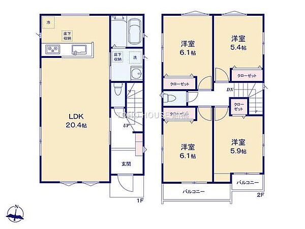 間取りを拡大表示