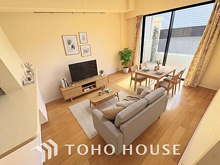 造りこんだ空間演出の妙が生み出す光と質のハーモニーは、この住宅のクオリティの良さを深く実感させてくれます。洗練された意匠が織りなす、贅沢で心地よい日々の暮らしをご体感ください。※家具・家電はCGです。