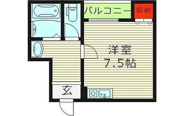 ハイツウィングスター ｜大阪府大阪市城東区鴫野東３丁目(賃貸マンション1R・3階・21.59㎡)の写真 その2