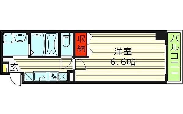 IF城北II ｜大阪府大阪市旭区中宮５丁目(賃貸マンション1K・2階・21.17㎡)の写真 その2