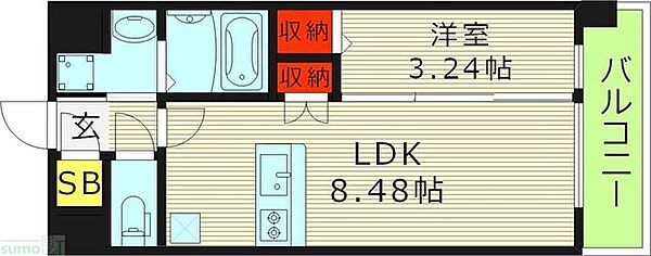 エスリードレジデンス都島NORTH ｜大阪府大阪市都島区大東町１丁目(賃貸マンション1LDK・7階・29.76㎡)の写真 その2