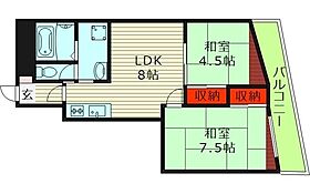 大阪府大阪市城東区今福西１丁目（賃貸マンション2LDK・2階・52.51㎡） その2