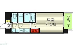 Osaka Metro千日前線 鶴橋駅 徒歩7分の賃貸マンション 10階1Kの間取り