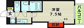 大阪府大阪市都島区都島中通２丁目（賃貸マンション1K・7階・24.75㎡） その2