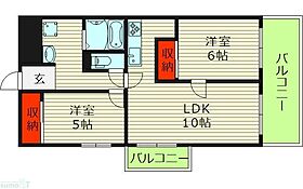 大阪府大阪市東成区深江南１丁目（賃貸マンション2LDK・3階・54.00㎡） その2