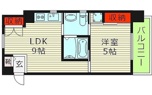 NEXT　STAGE　都島 ｜大阪府大阪市都島区中野町４丁目(賃貸マンション1LDK・7階・34.68㎡)の写真 その2