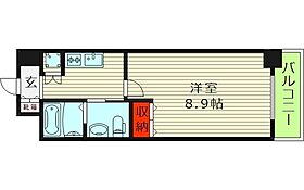 大阪府大阪市都島区都島南通２丁目（賃貸マンション1K・10階・26.92㎡） その2